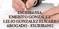 Escribania Emerito Gonzalez - Lelio Gonzalez Elicabe - Abogado - Escribano